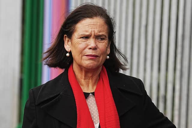 He accused Sinn Fein of being “incapable” of saying the blockades of critical infrastructure were wrong.