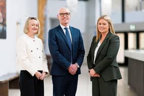 Kate McInerney has been named as a partner at MHP Sellors Solicitors. She is pictured with new hire Claire  Benson, and managing partner Stephen Keogh | PICTURE: Eamon Ward