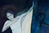 She is also a classical pianist and music weaves through her art, whether she is painting musicians, characters from operas or her own manuscript
