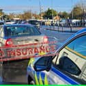 Photo of one of the seized cars via An Garda Síochána Clare Facebook page