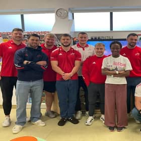 Gloriame Mbongo Essomdo from Ennis was delighted to meet her Munster rugby heroes when the team visited