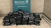 Nearly 40kgs of herbal cannabis were located and seized by Customs officers during routine operations at the airport on Monday