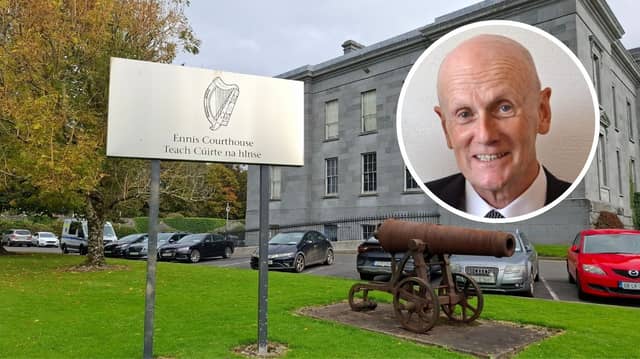 Cyclist Michael Lorigan (inset) died after he was struck by a car in west Clare more than two years ago