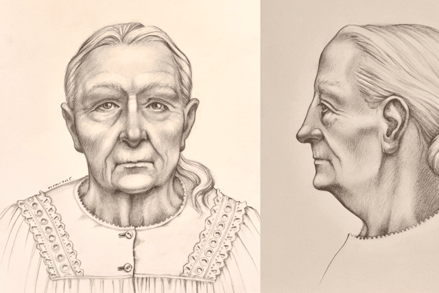 As part of ongoing efforts to identify the deceased, Gardaí have now released a facial illustration of the elderly woman.