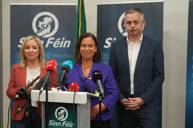 She made the announcement in Dublin on Saturday following speculation the party would run its own candidate.