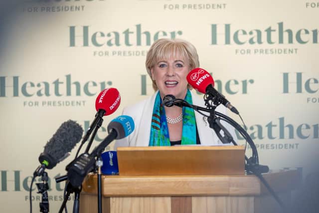 Delivering a speech earlier at the Monaghan Peace Campus, the Fine Gael candidate said her campaign would be built around the three pillars of community, unity and opportunity.