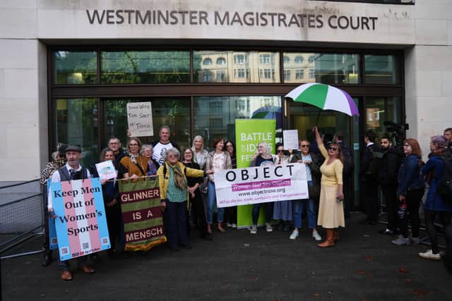 While being cross-examined on Thursday, the activist said: “An employer may be wary of employing me if they learn someone has accused me of being a domestic terrorist.”