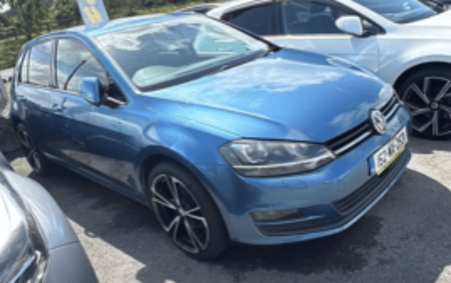 Pictured: Among the stolen vehicles was a 2014 blue Audi S3 Saloon//Image via Kenneth Hynes