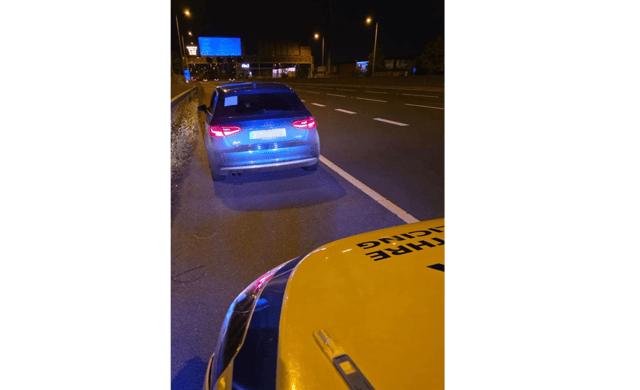 This driver only had his full licence 17 days when he was arrested by gardai on M50