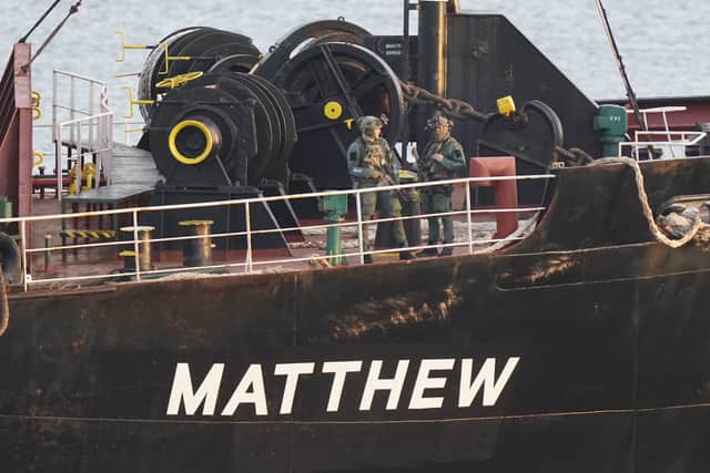 Detective Superintendent Keith Halley told the court in Dublin that messages sent to crew members of the MV Matthew told them to consider moving the bags containing drugs on to a lifeboat and then release it into the sea as Irish authorities got closer to the vessel.