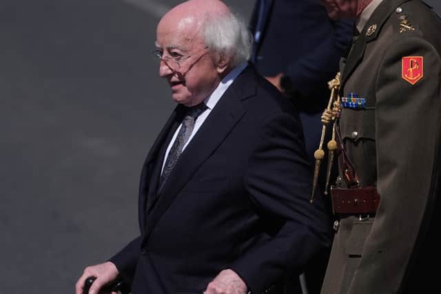 Members of the Irish Defence Forces, the Police Service of Northern Ireland and US custom officers based in Ireland all attended the funeral.