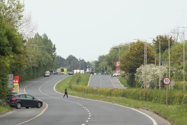 Kevin Flatley died after being hit by a motorcycle as he was recording vehicles’ speeds on the R132 at Lanestown on Sunday afternoon.