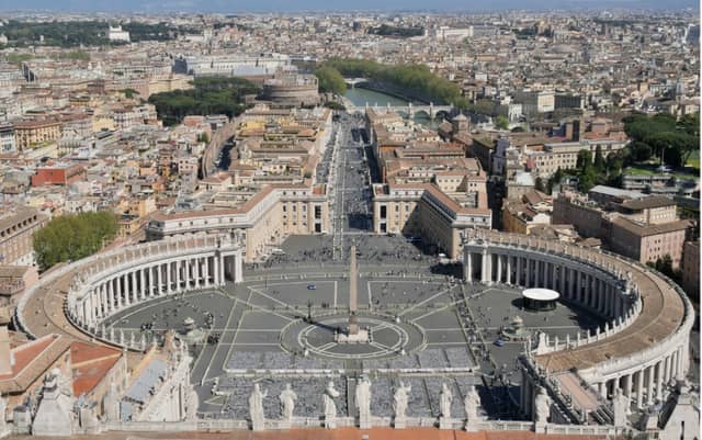 File photo of St. Peter's Square in Vatican City. Credit: Dirk Pothen/Pexels