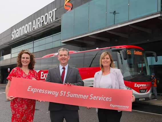 Expressway says the X51 service will comprise four daily departures each way with services linking key flight arrival and departure times at Shannon Airport