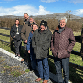 German and Austrian journalists at the Burren National Park, with tour guide Ela Sooder and Katja Meinken Wiedemann of Tourism Ireland