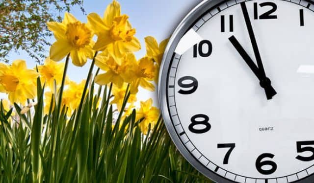 Don't forget clocks to jump forward