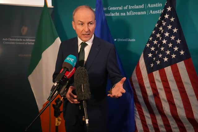 Elsewhere, he said that Ryanair and AerCap’s purchase of Boeing aircraft is not captured in the US Department of Commerce figures and that Ireland’s “high standards” in life sciences are beneficial to US pharmaceutical companies.