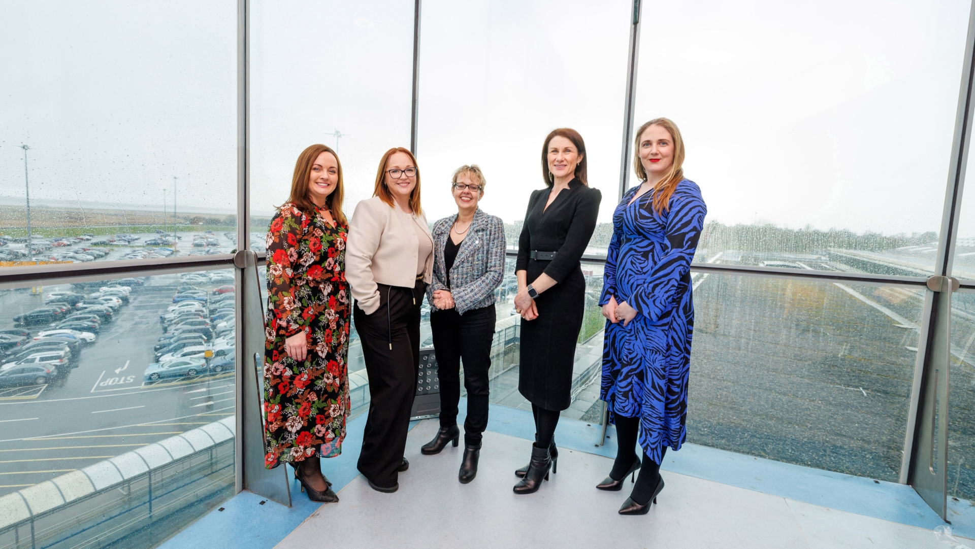 Pictured last year: Rita Meehan, J&C AERO; Donna Marie O’Neill, Airborne Capital; Lynne Embleton CEO Aer Lingus; Mary Considine CEO Shannon Airport Group & Caroline Moore, Specialist Aviation Ireland