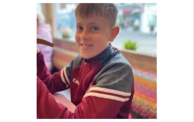The GoFundMe page was set up to help the McLoughlin family cope with young Elliot's devastating diagnosis