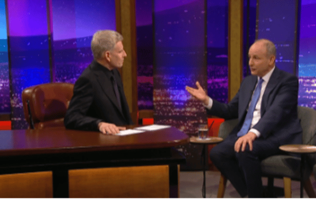 Micheál Martin on the Late Late Show