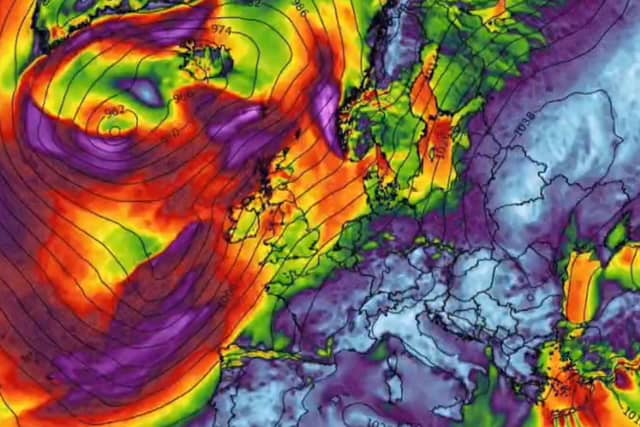 Alan O'Reilly of Carlow Weather says he expects some windy weather to impact Ireland next Thursday and Friday with a risk of stronger winds next weekend