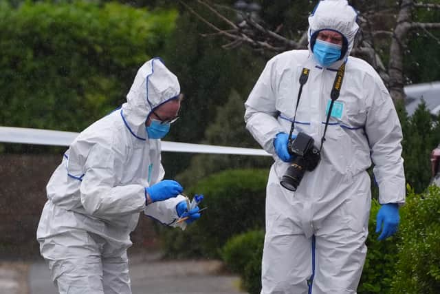 The Garda Technical Bureau initiated an examination of the scene on Saturday morning.