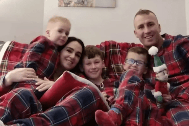 Mr Egan, a train driver, was in Manchester at a football match with his oldest son on Thursday night when he received a message from his wife Emma who described hearing an almighty crash.