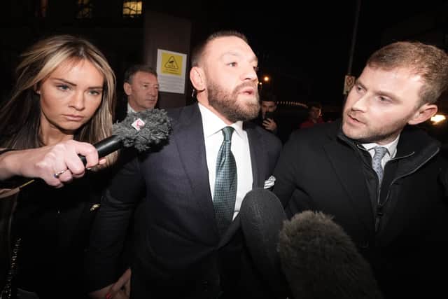 Mr McGregor would be allowed to see the footage again, if necessary, under supervision at his solicitor’s office.