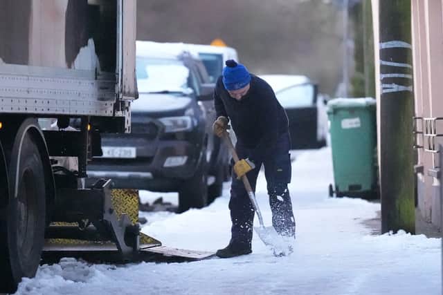 The lowest temperatures are expected to be -8C to -3C degrees generally, although it could dip even lower in some regions, with a severe frost and icy stretches.