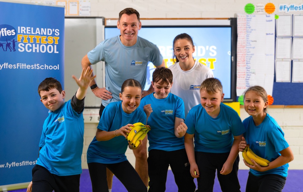 Olympian sprinter David Gillick and fitness trainer Sharon Flanagan have joined forces with Fyffes in a quest to find ‘Ireland’s Fittest School 2025’.