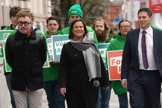 “That’s exactly what we’re going to do and in the first instance it’s to assess what are the options, what are the possibilities? Micheal Martin clearly has the upper hand. There’s no denying that.”