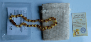 A serious safety issue has been identified with an Amber teething necklace sold on the AliExpress platform