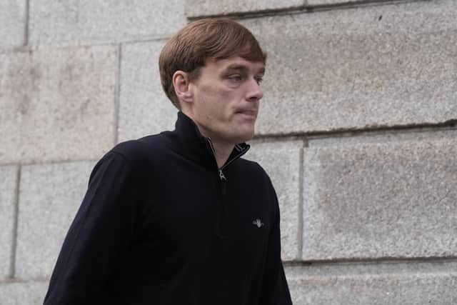 Ms Hand, who is also known as Nikita Ni Laimhin, is also suing another man, James Lawrence, for sexual assault on December 9 2018.