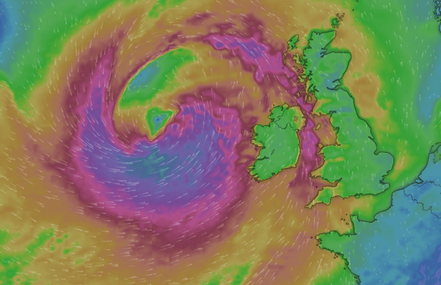 LIVE TRACKER: Track Storm Ashley as it barrels towards Ireland amid warnings