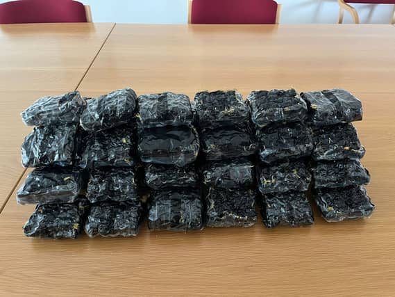 As part of an intelligence-led operation, Revenue officers seized approximately 6.6 kg of herbal cannabis, with an estimated street value of €132,000, on Thursday evening