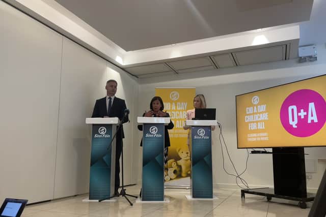 The party is also proposing a pay increase for early years educators of 1.50 an hour for all grades within the sector, costing a total of 53.8 million euro.