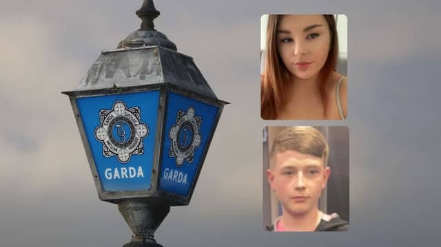 Alice O'Keefe and Kealan Burns have both been located | PICTURE: An Garda Siochana
