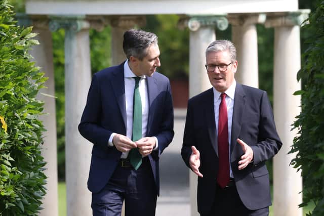 Commerce across the Irish Sea, a trade relationship worth 120 billion euros (£100 billion) a year which supports thousands of jobs, was at the top of the agenda.