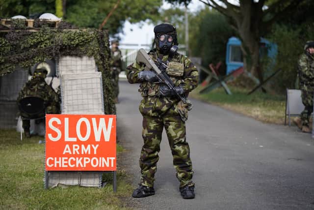 The group carried out a certification exercise at the Gormanstown Camp in Co Meath on Wednesday where they simulated manning a perimeter and looking after access and entry points into a base.