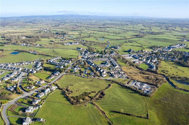 An aerial view of the development site from MyHome.ie listing