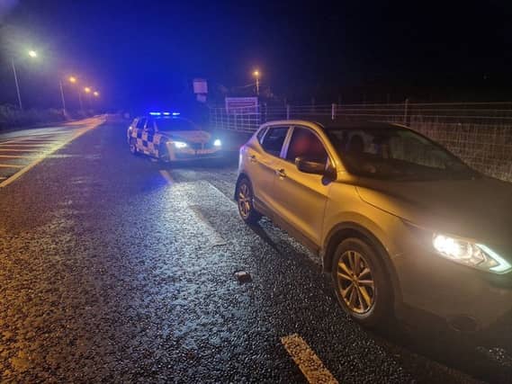 Gardai have highlighted the detection which was made in County Kildare during National Slow Down Day | PICTURE: X/@gardatraffic