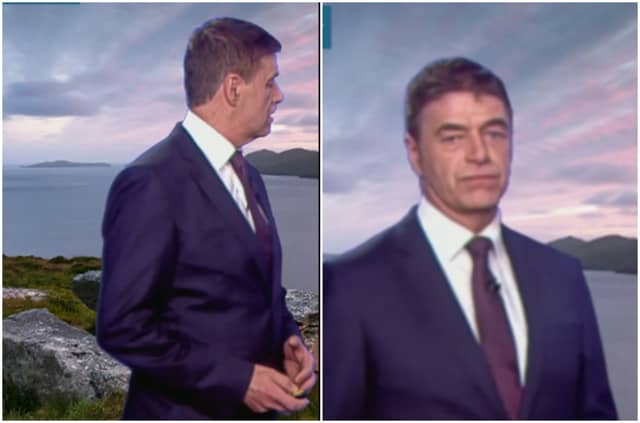 WATCH: 'I'm sorry' - RTE weatherman baffled live on air after incident in studio