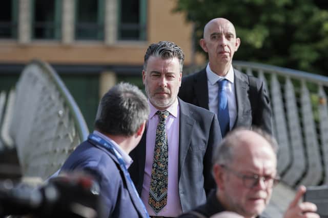 Bereaved families and survivors gathered at the Strule Arts Centre in the Co Tyrone town for the hearing in the inquiry which will examine whether the atrocity could reasonably have been prevented by UK authorities.