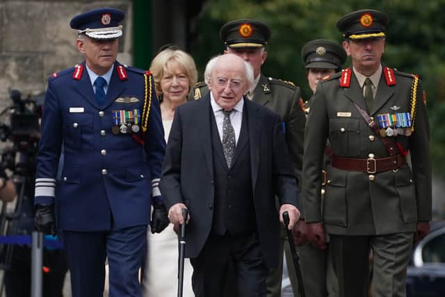It was attended by Taoiseach Simon Harris, senior Cabinet officials, Labour and Sinn Fein leaders Ivana Bacik and Mary Lou McDonald as well as Northern Ireland First Minister Michelle O’Neill.