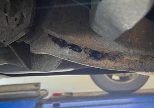 'Don't let this happen to you' - NCT testers in warning after car's major fail
