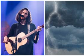 Hozier will play a gig tonight during the Yellow Alert warning