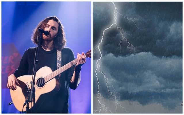 Hozier will play a gig tonight during the Yellow Alert warning