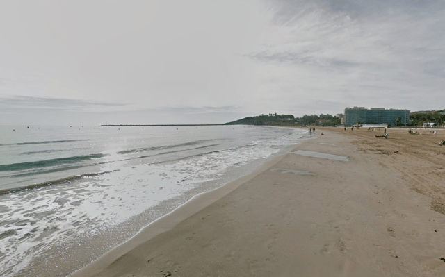 A beach in the area near Salou, Spain
