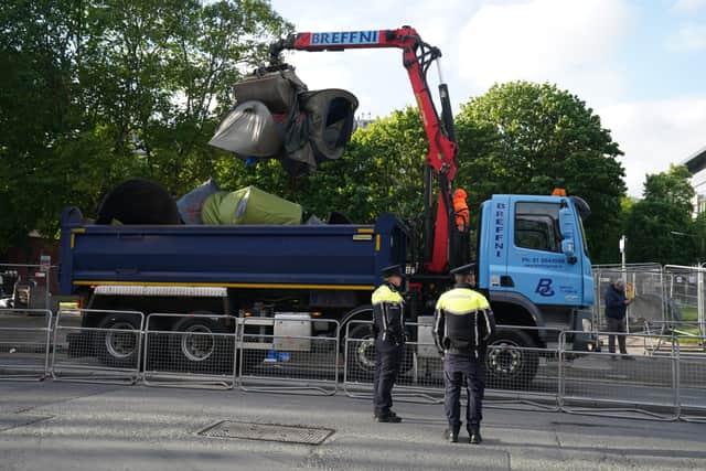 This is the fifth time asylum seekers sleeping in tents have been moved from parts of Dublin city in recent months, twice at the International Protection Office on Mount Street and three times along the Grand Canal.