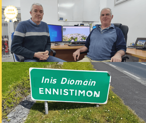 Digital Ennistymon with Waywyser, took first place in the Digital Tourism Category